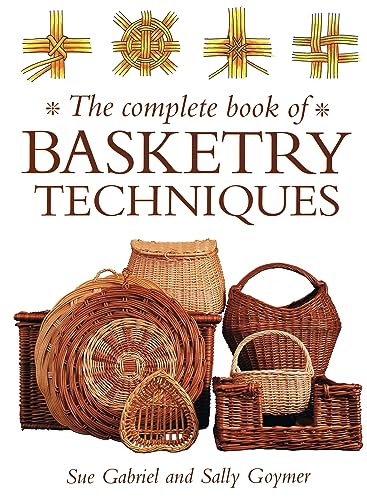 Book cover showing various woven baskets and diagrams of basketry weaving techniques.