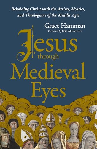 Book cover with ornate gold lettering and depictions of haloed figures.