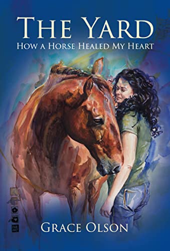 Book cover depicting a woman embracing a brown horse's head.