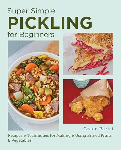 Book cover featuring pickled vegetables, a sandwich, and fried pickles.