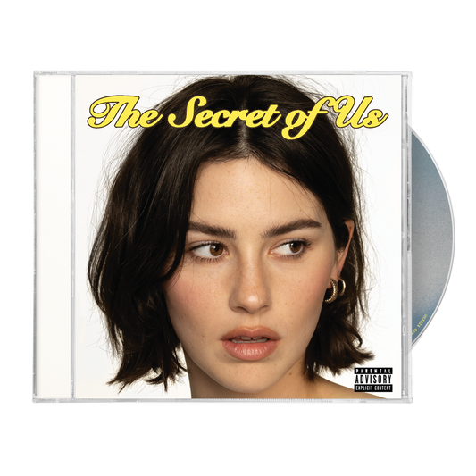 Gracie Abrams album cover featuring a portrait of her with yellow text title.