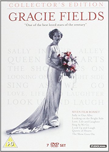 Gracie Fields DVD cover featuring a portrait of the performer in a gown.