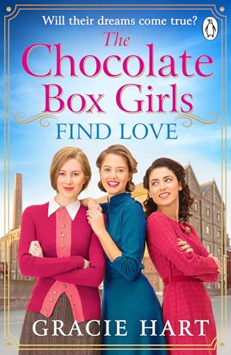 Book cover featuring three young women and a factory building.