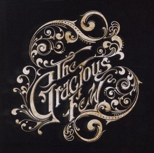 CD cover for "The Gracious Few" with ornate, swirling gold lettering.
