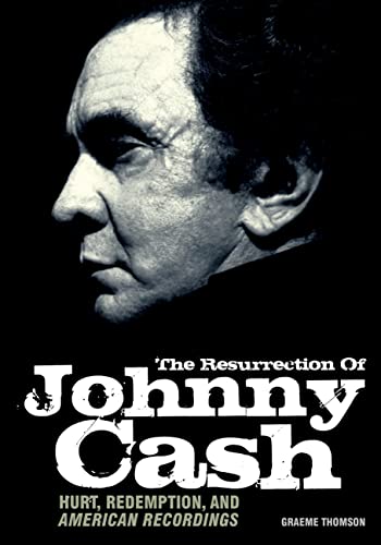 Black and white portrait of Johnny Cash with book title overlay.