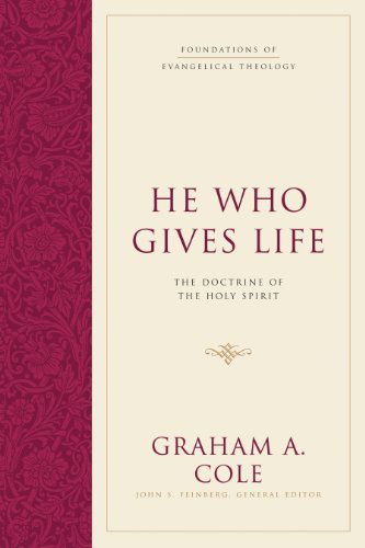 Book cover for He Who Gives Life by Graham A. Cole with floral border.