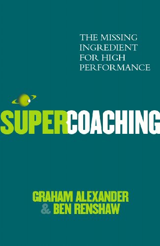Book cover for "Super Coaching" by Alexander & Renshaw, teal background.