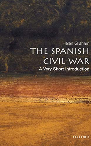 Book cover for The Spanish Civil War by Helen Graham with a landscape background.