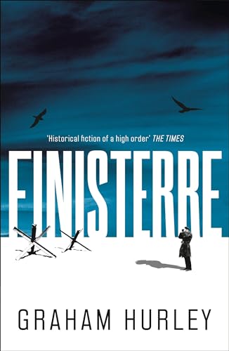 Book cover for “Finisterre” depicting a lone figure near barbed wire.