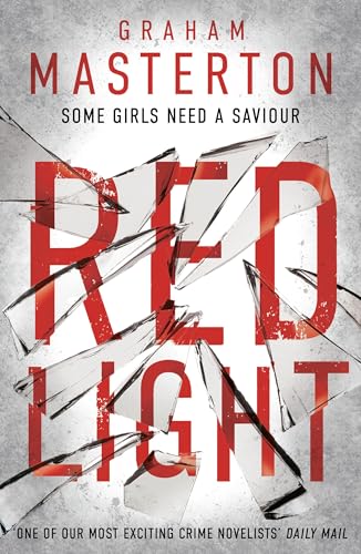 Book cover: “Red Light” by Graham Masterton with fractured red text.