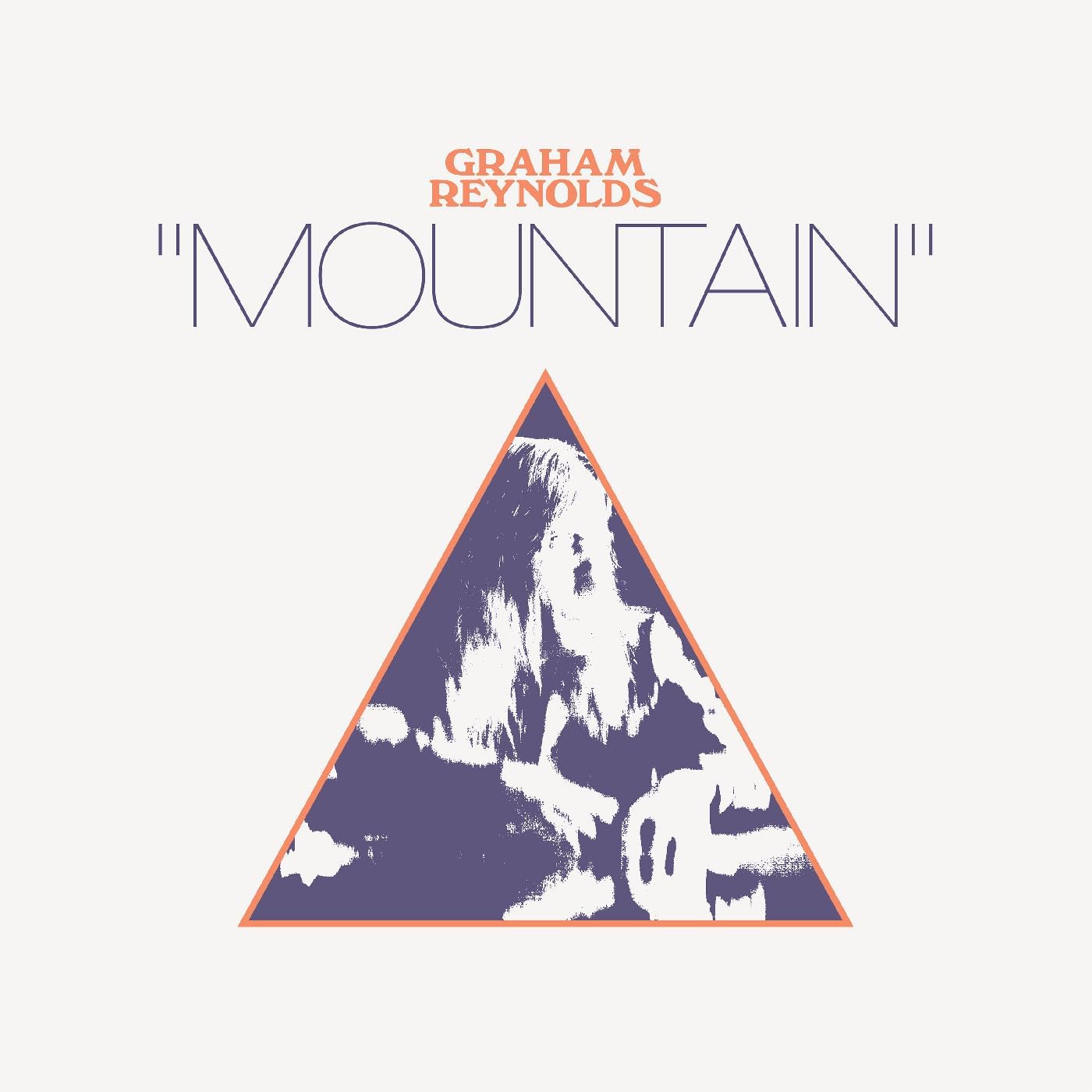 Album cover for Graham Reynolds’ “Mountain” featuring a triangular mountain image.