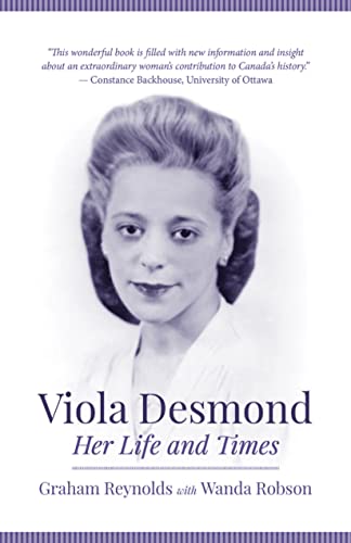 Book cover featuring a portrait of Viola Desmond, a Black Canadian woman.