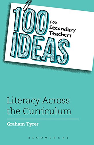 Book cover: "100 Ideas for Secondary Teachers" about literacy.