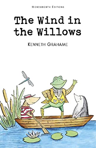 Book cover illustration of Toad, Rat, and Mole in a boat on the water.