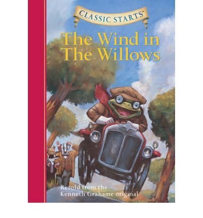 Cover of “The Wind in the Willows” featuring a frog driving a car.