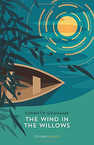 Book cover: teal and orange illustration of a boat on water.