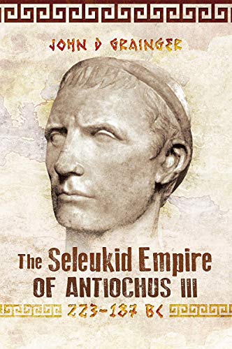 Book cover featuring a marble bust of Antiochus III against a textured map background.