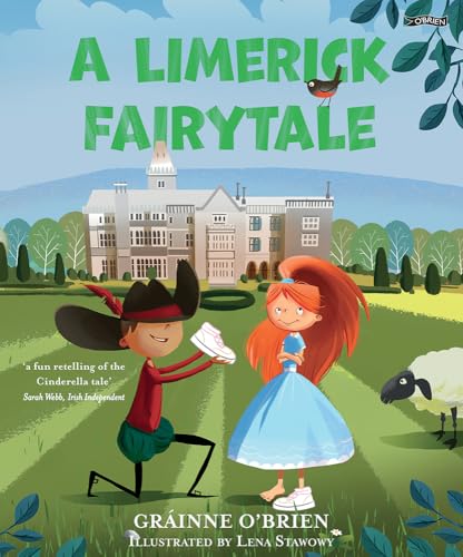 Children’s book cover depicting a fairytale scene with a castle and characters.