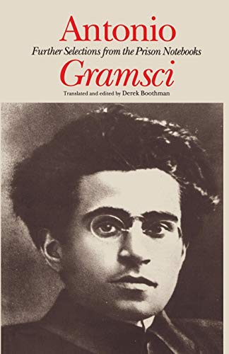 Book cover featuring a black and white portrait of Antonio Gramsci.