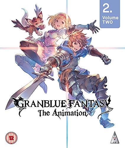 Granblue Fantasy animation Blu-ray cover with three illustrated characters.