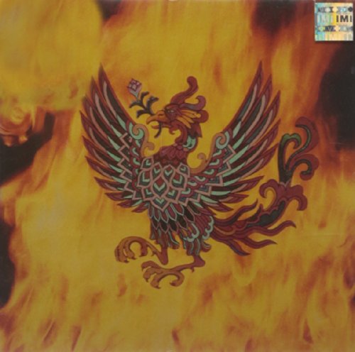 Album cover for Grand Funk Railroad’s “Phoenix + 1” featuring a phoenix illustration.
