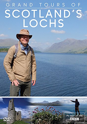 A man in a hat stands before a Scottish loch on this DVD cover.