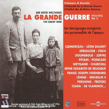 CD cover: family portrait from WWI era, titled "Grande Guerre: Great War 2.