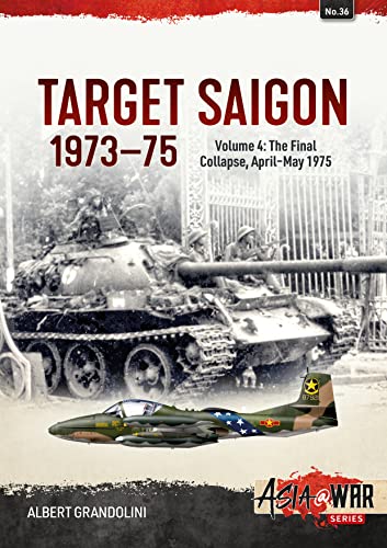 Book cover depicting tanks and aircraft from the Vietnam War, 1973-1975.