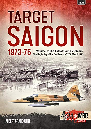 Book cover: "Target Saigon" depicting warplanes and military vehicles.