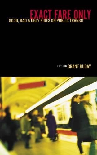 Book cover with a blurred image of people on a subway platform.