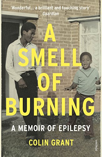 Book cover: two young Black men, bold yellow title, memoir of epilepsy.