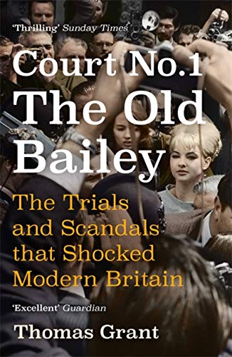 Book cover featuring a crowded courtroom scene and bold title text.