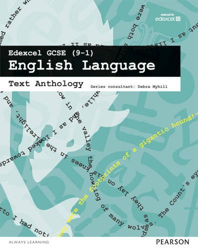Edexcel GCSE English Language Text Anthology book cover with teal and black design.