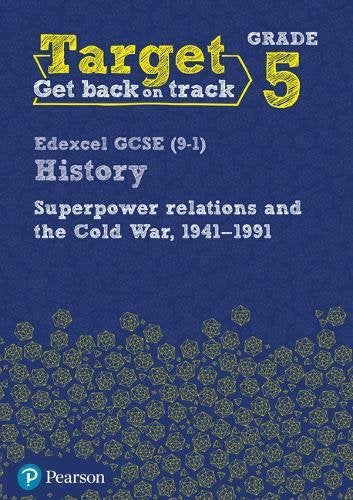 Blue textbook cover with yellow text: "Target Grade 5" and history subject details.