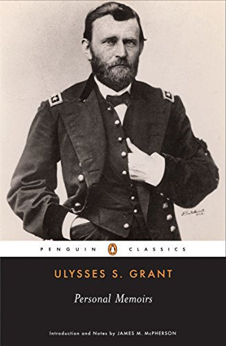 Book cover featuring a portrait of Ulysses S. Grant in military uniform.