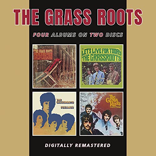 CD cover featuring four vintage album covers by The Grass Roots.