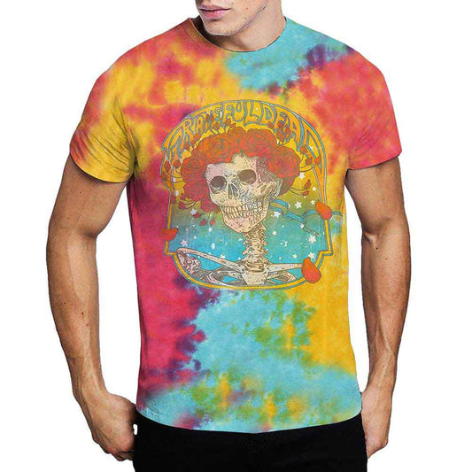 Dip-dye Grateful Dead t-shirt, X-Large, featuring Bertha frame artwork.
