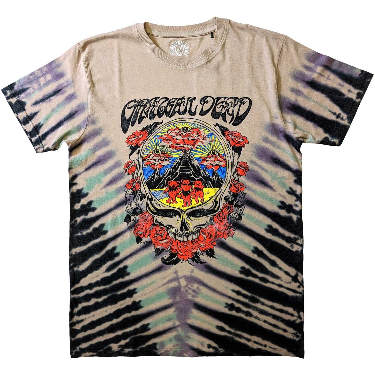 Grateful Dead t-shirt, XX-Large, with iconic swirling eye and cloud graphic.