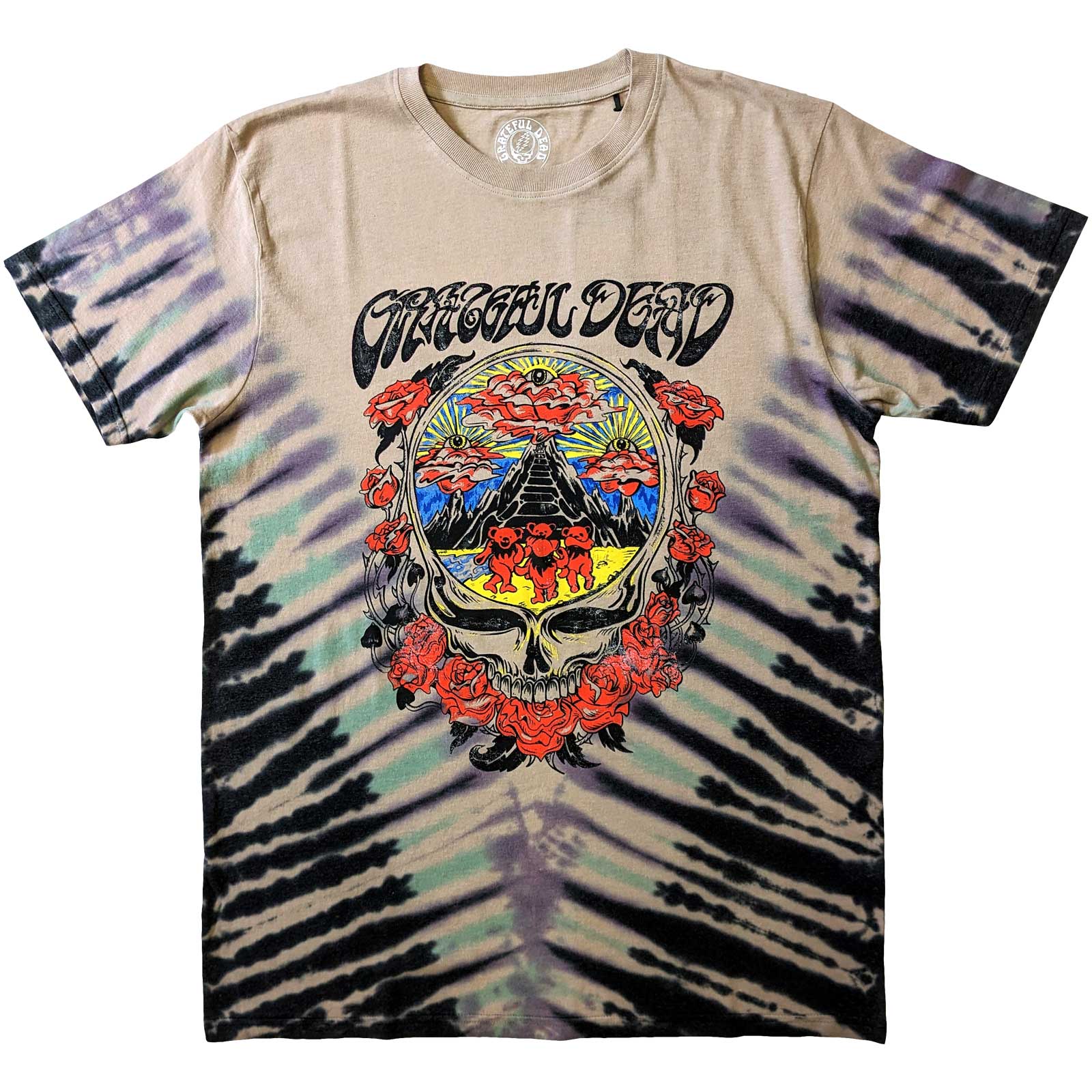 Grateful Dead t-shirt, XX-Large, with iconic swirling eye and cloud graphic.