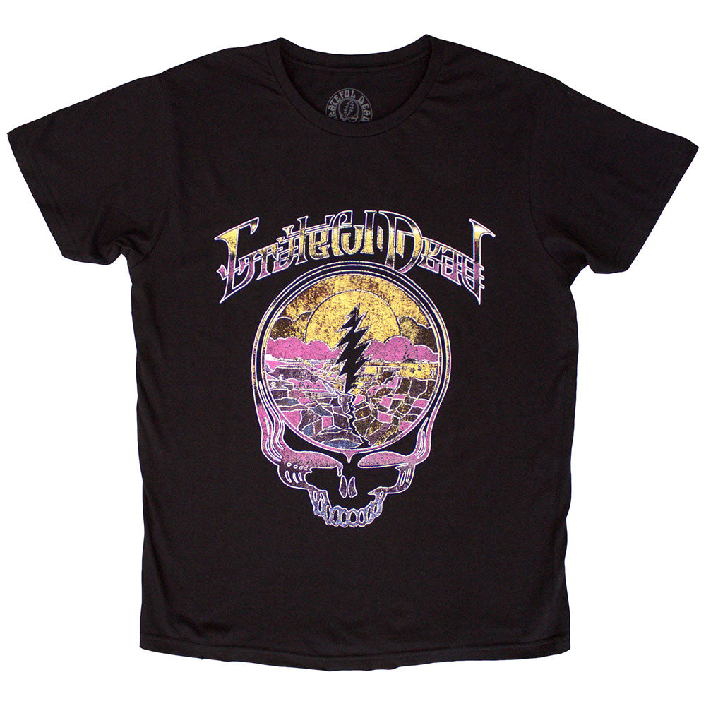 Grateful Dead tie-dye t-shirt, large size, featuring a mosaic pattern.