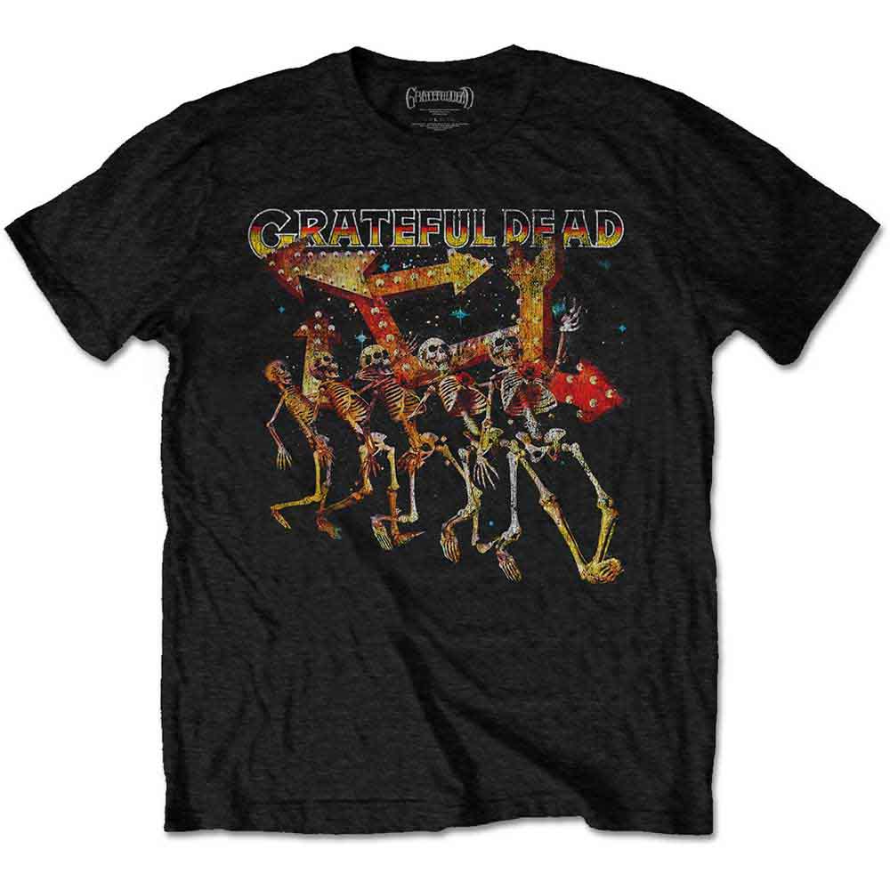 Vintage-style Grateful Dead t-shirt with skeleton and "Truckin'" graphic, size XX-Large.