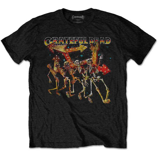 Vintage-style Grateful Dead t-shirt with skeleton and "Truckin'" graphic, size XX-Large.