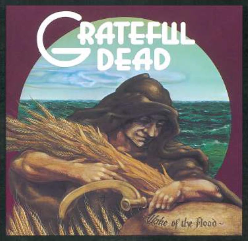 Grateful Dead album cover: a man with wheat and stormy sea.