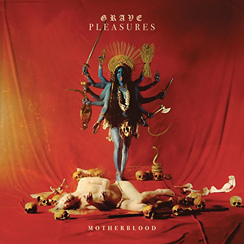 Album cover: blue multi-armed figure with skulls and a reclining form.