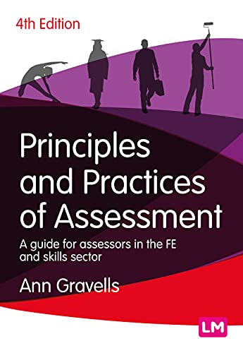 Book cover: "Principles and Practices of Assessment" by Ann Gravells, 4th edition.