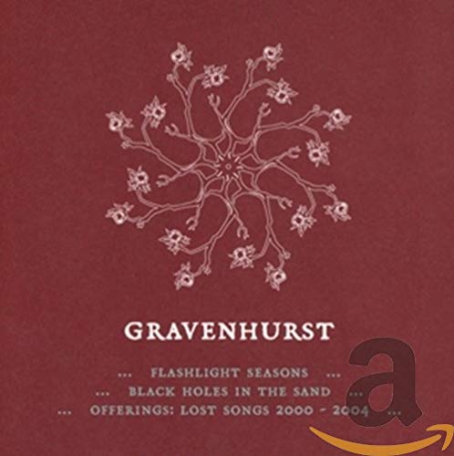 CD cover for Gravenhurst’s “Flashlight Seasons” with a floral, snowflake design.