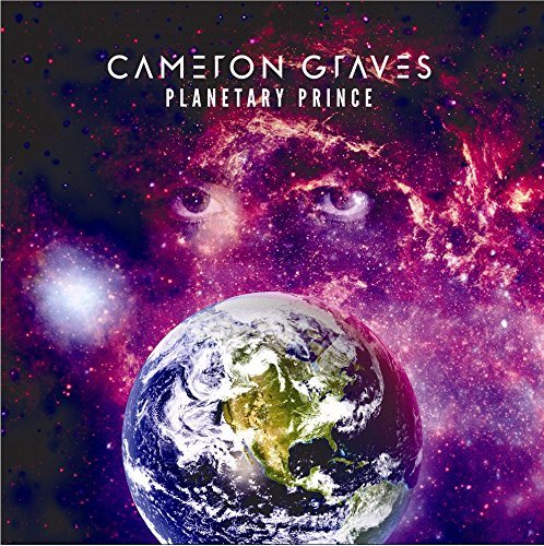 Album cover with a planet and a face in space.
