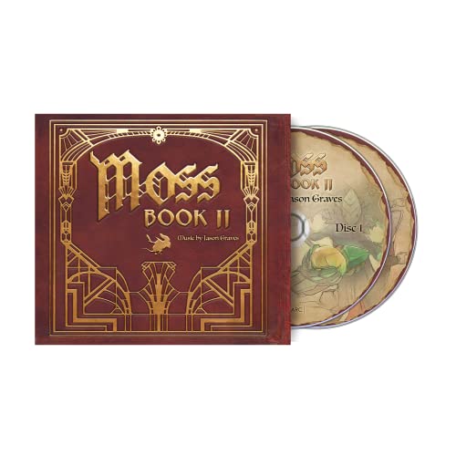 CD case for "Moss: Book II OST" by Jason Graves, with two discs.