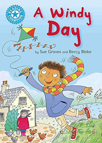 Book cover: boy flying a kite with houses and chickens below.