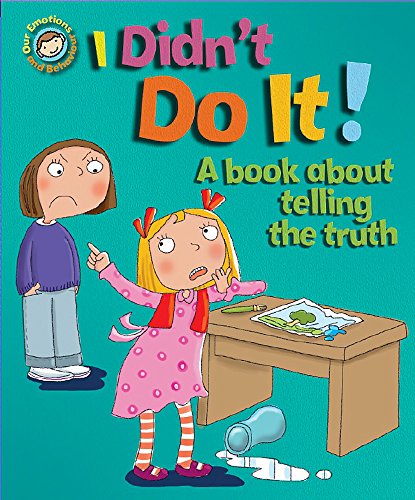 Children’s book cover depicting a dispute with spilled juice nearby.